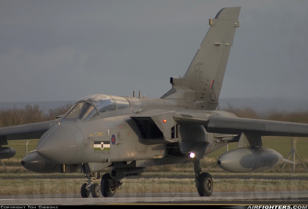 UK - Air Force Panavia Tornado GR4 ZA393 at Lossiemouth (LMO / EGQS), UK