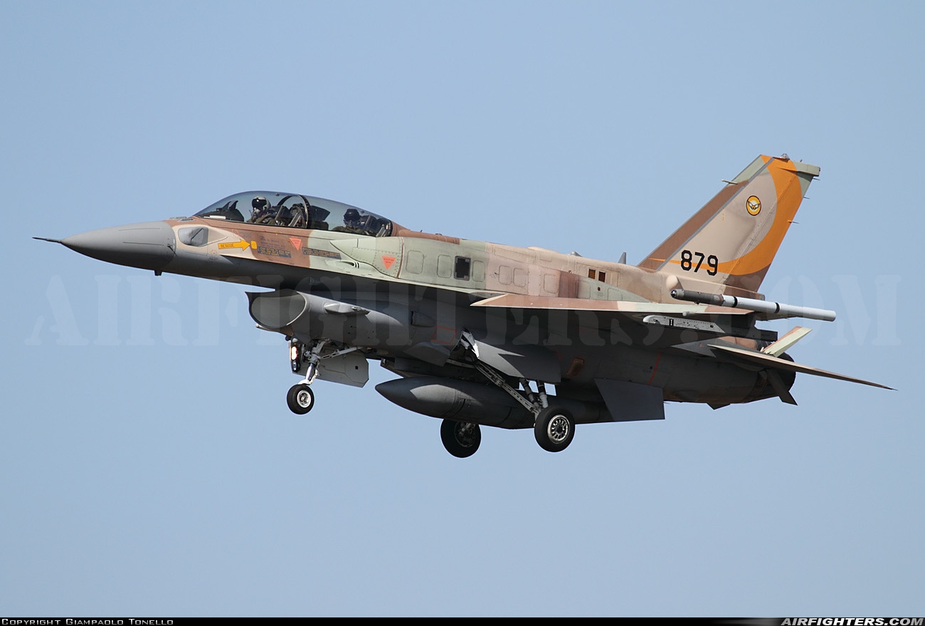 Israel - Air Force Lockheed Martin F-16I Sufa 879 at Decimomannu - (DCI / LIED), Italy