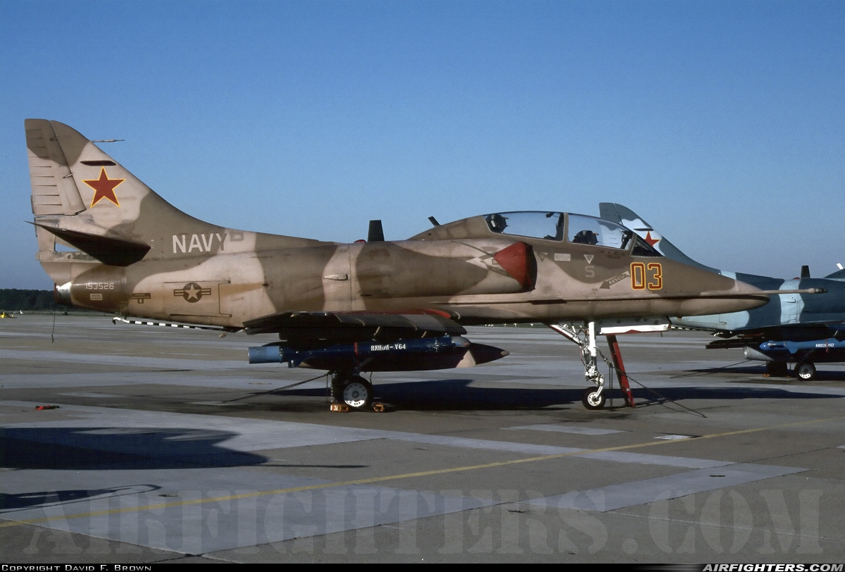 USA - Navy Douglas TA-4J Skyhawk 153526 at Virginia Beach - Oceana NAS / Apollo Soucek Field (NTU / KNTU), USA