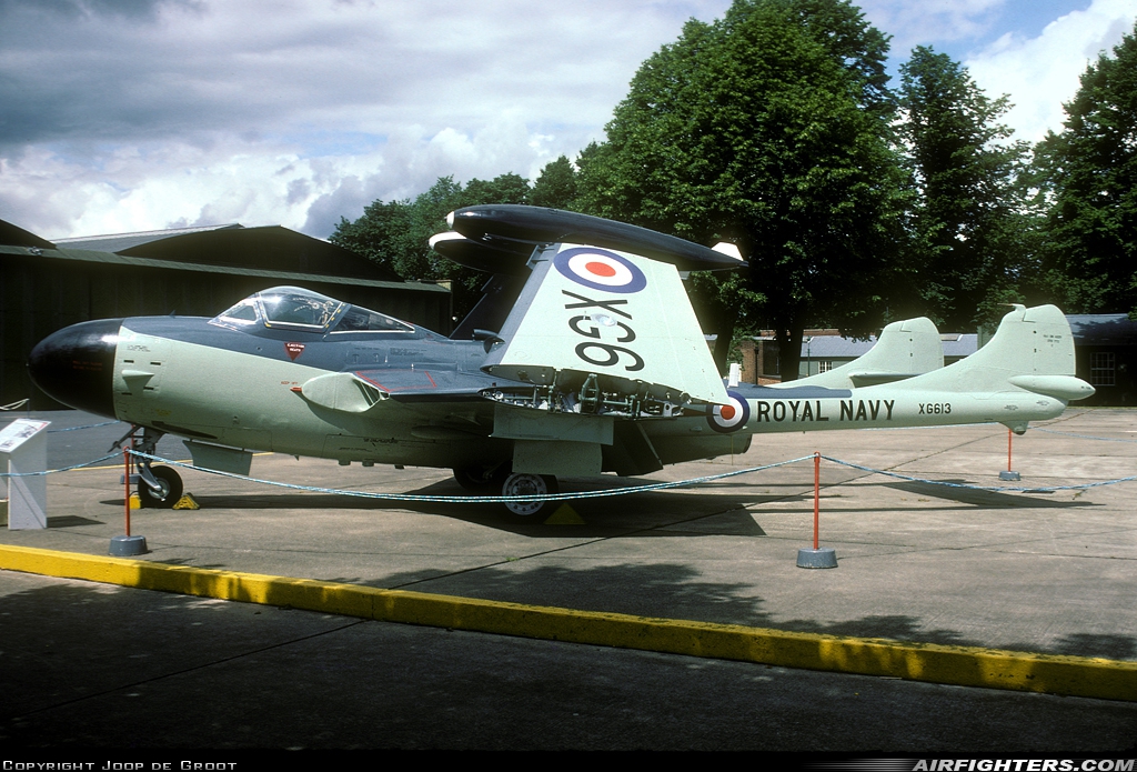 UK - Navy De Havilland DH-112 Sea Venom FAW21 XG613 at Duxford (EGSU), UK