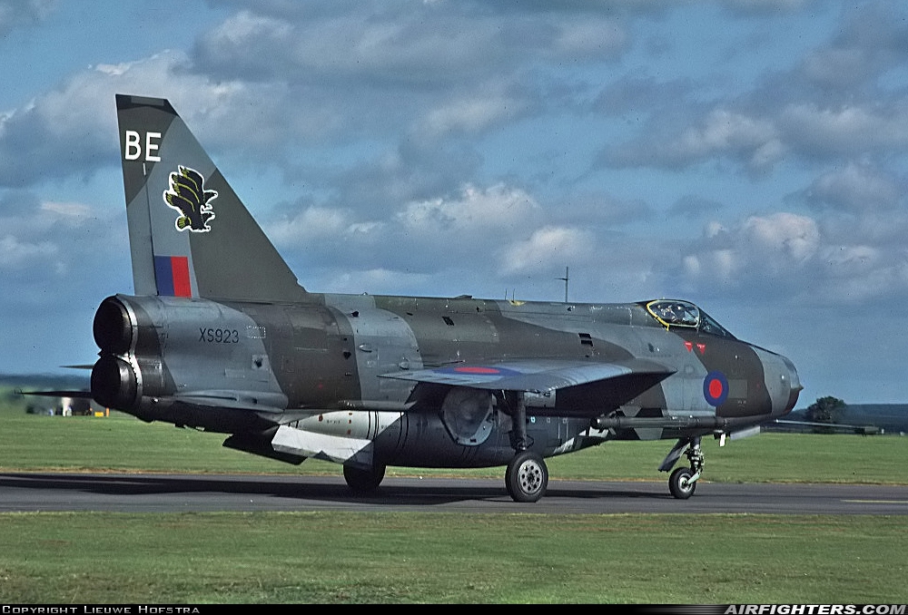 UK - Air Force English Electric Lightning F6 XS923 at Binbrook (GSY / EGXB), UK