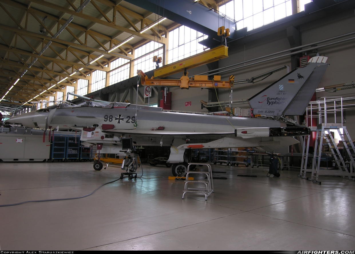 Germany - Air Force Eurofighter EF-2000 Typhoon S 98+29 at Ingolstadt - Manching (ETSI), Germany