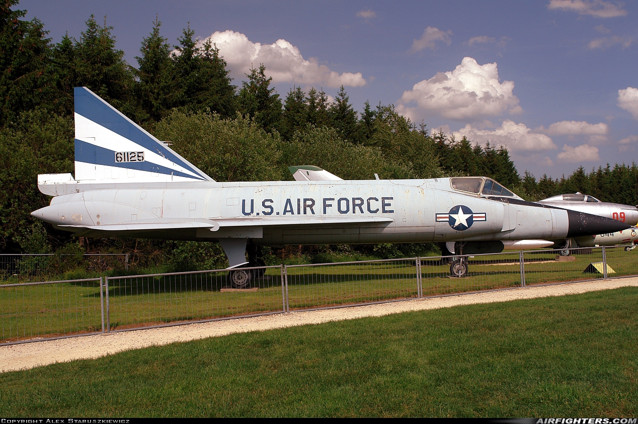 USA - Air Force Convair F-102A Delta Dagger (8-10) 56-1125 at Off-Airport - Hermeskeil, Germany