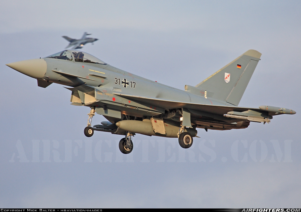 Germany - Air Force Eurofighter EF-2000 Typhoon S 31+17 at Norvenich (ETNN), Germany