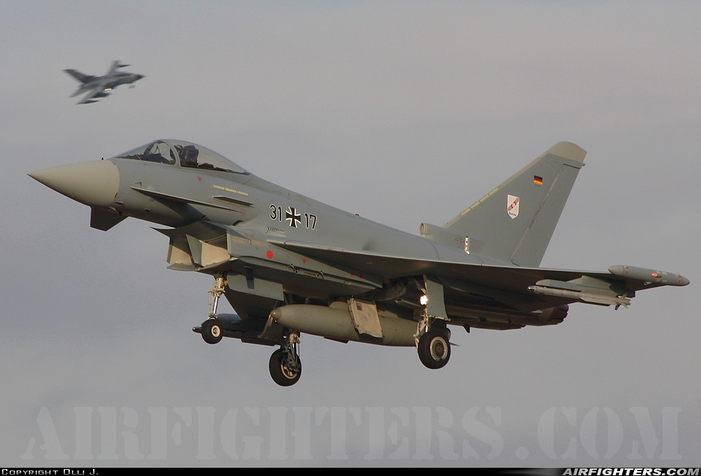 Germany - Air Force Eurofighter EF-2000 Typhoon S 31+17 at Norvenich (ETNN), Germany