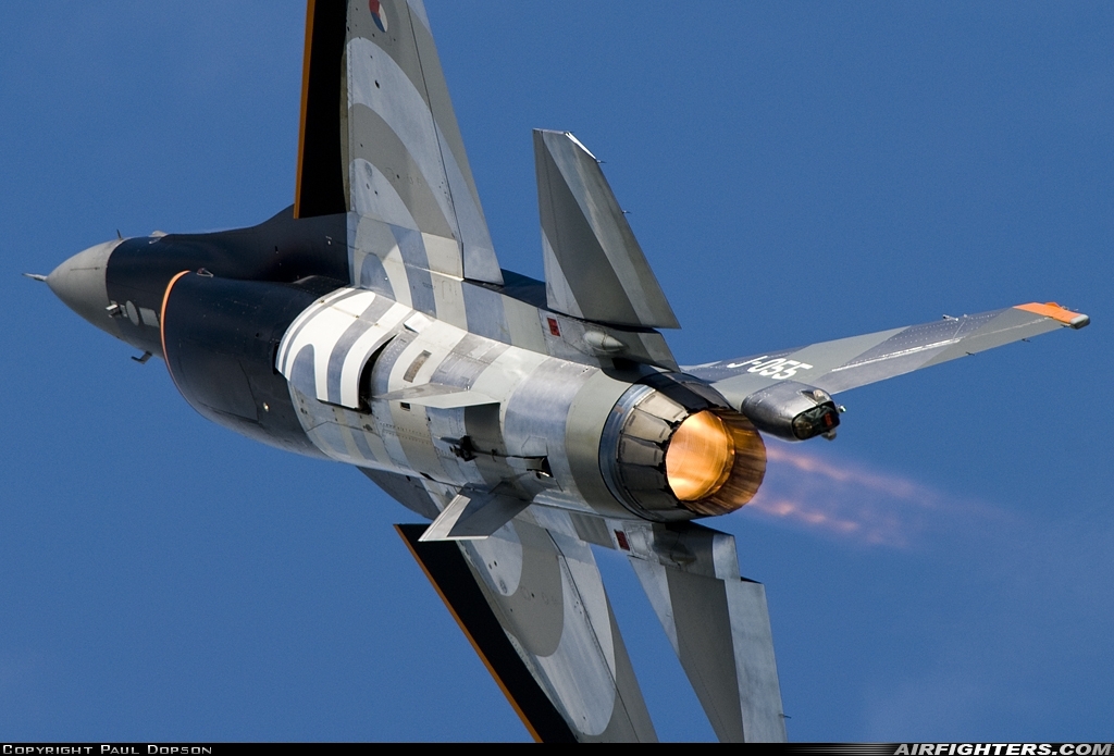 Photo ID 5384 by Paul Dopson. Netherlands Air Force General Dynamics F 16AM Fighting Falcon, J 055