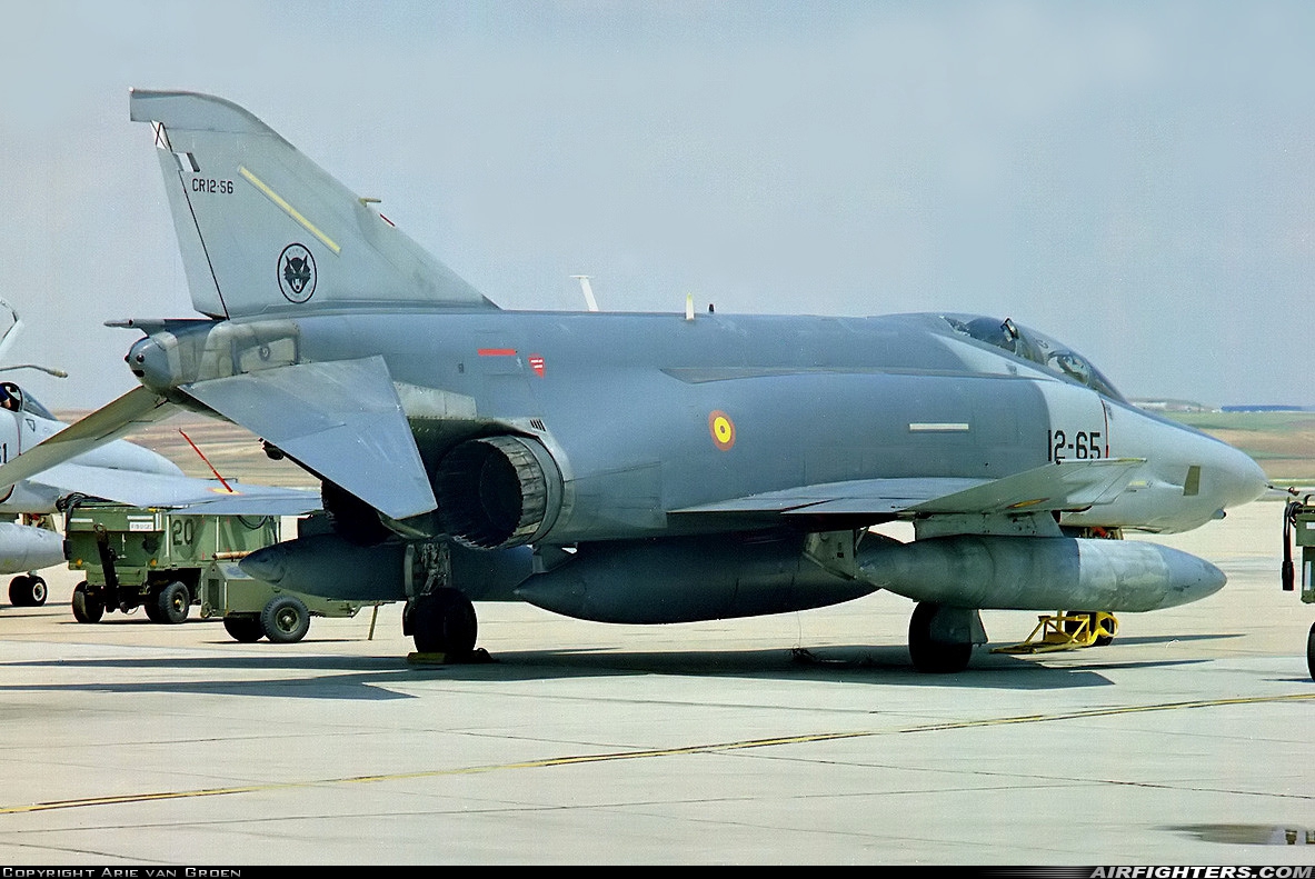 Spain - Air Force McDonnell Douglas RF-4C Phantom II CR.12-56 at Madrid - Torrejon (TOJ / LETO), Spain