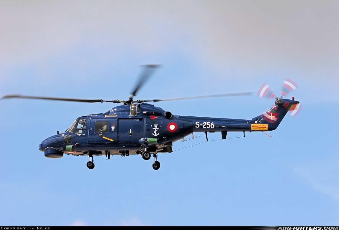 Denmark - Navy Westland WG-13 Super Lynx Mk90 S-256 at Fairford (FFD / EGVA), UK