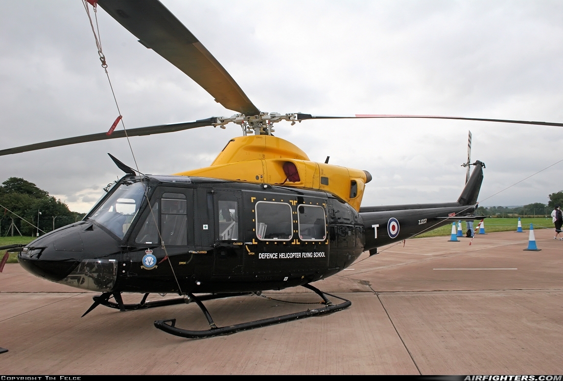 UK - Air Force Bell 412EP Griffin HT1 ZJ237 at Fairford (FFD / EGVA), UK