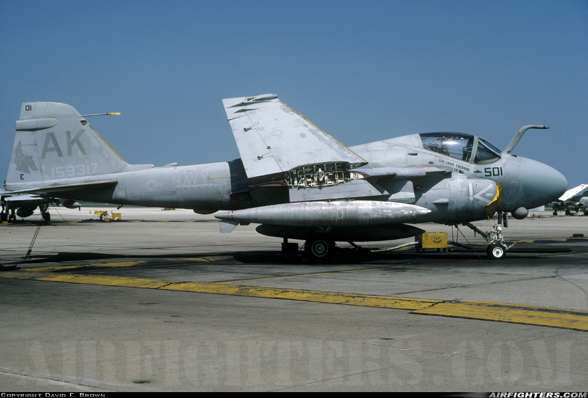 USA - Navy Grumman A-6E Intruder (G-128) 159317 at Virginia Beach - Oceana NAS / Apollo Soucek Field (NTU / KNTU), USA