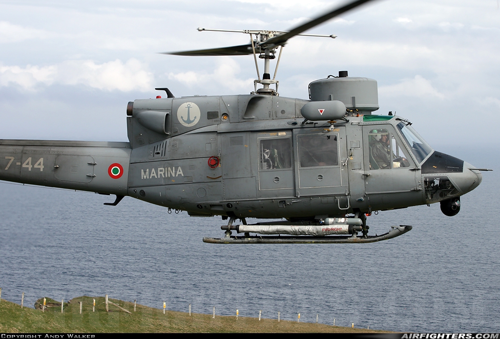 Italy - Navy Agusta-Bell AB-212ASW MM81089 at Cape Wrath Range (EGQC), UK