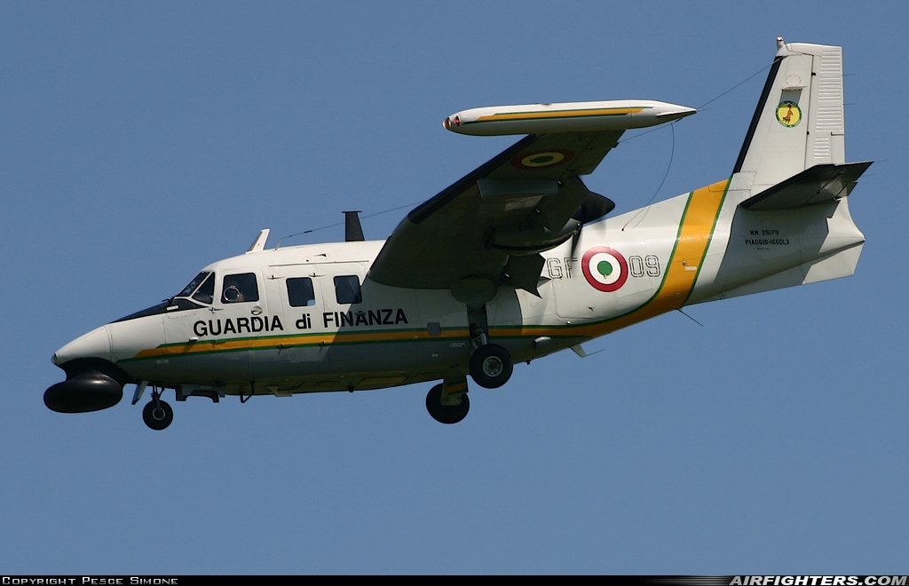 Italy - Guardia di Finanza Piaggio P-166DL3-SEM1 MM25179 at Treviso - Istrana (Vittorio Bragadin) (LIPS), Italy