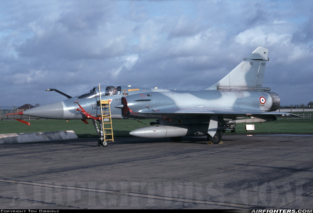 France - Air Force Dassault Mirage 2000C 115 at Waddington (WTN / EGXW), UK