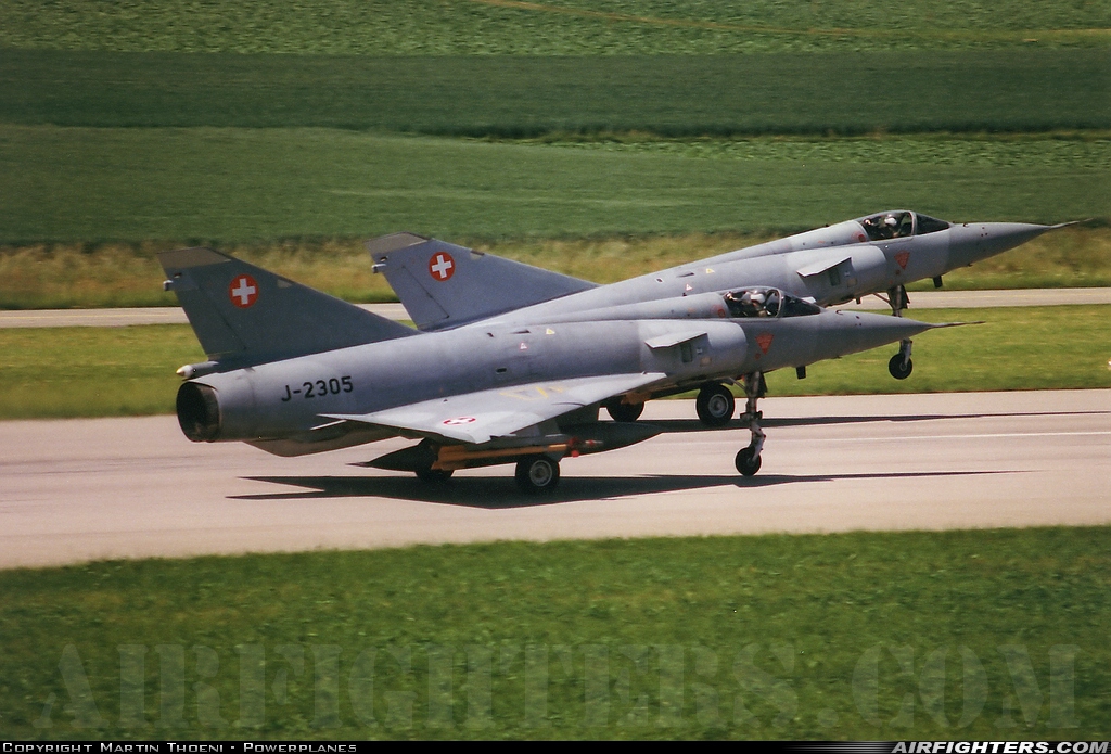 Switzerland - Air Force Dassault Mirage IIIS J-2305 at Payerne (LSMP), Switzerland