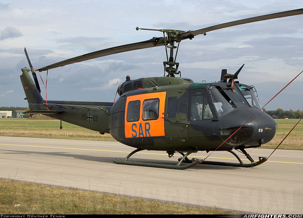 Germany - Air Force Bell UH-1D Iroquois (205) 70+89 at Lechfeld (ETSL), Germany