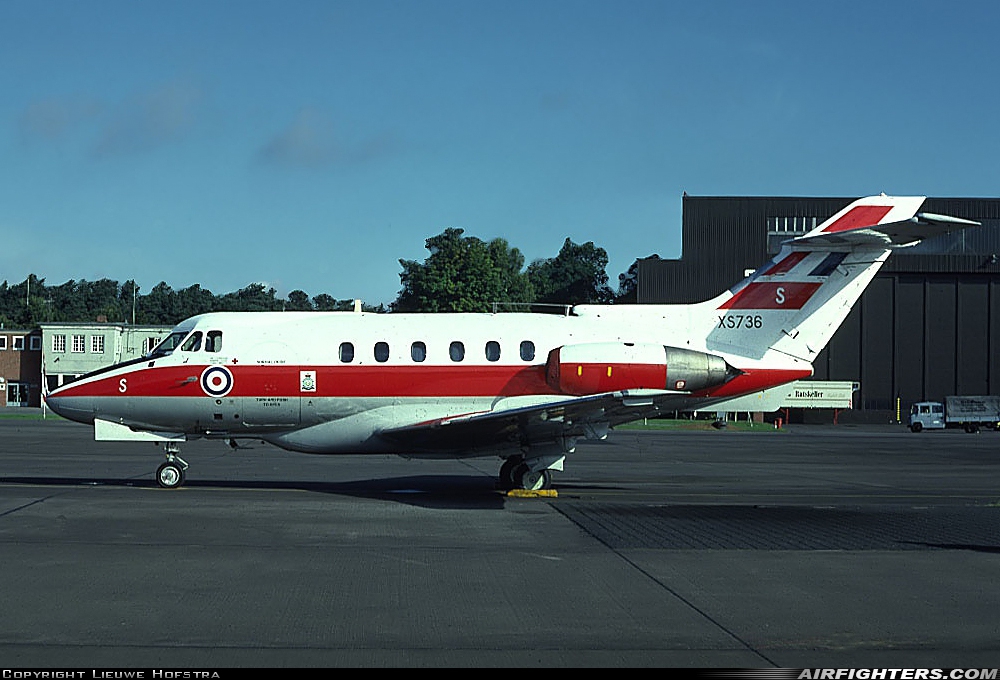 UK - Air Force Hawker Siddeley HS-125-2 Dominie T1 XS736 at Wunstorf (ETNW), Germany