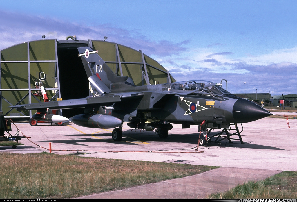 UK - Air Force Panavia Tornado GR1B ZA447 at Lossiemouth (LMO / EGQS), UK