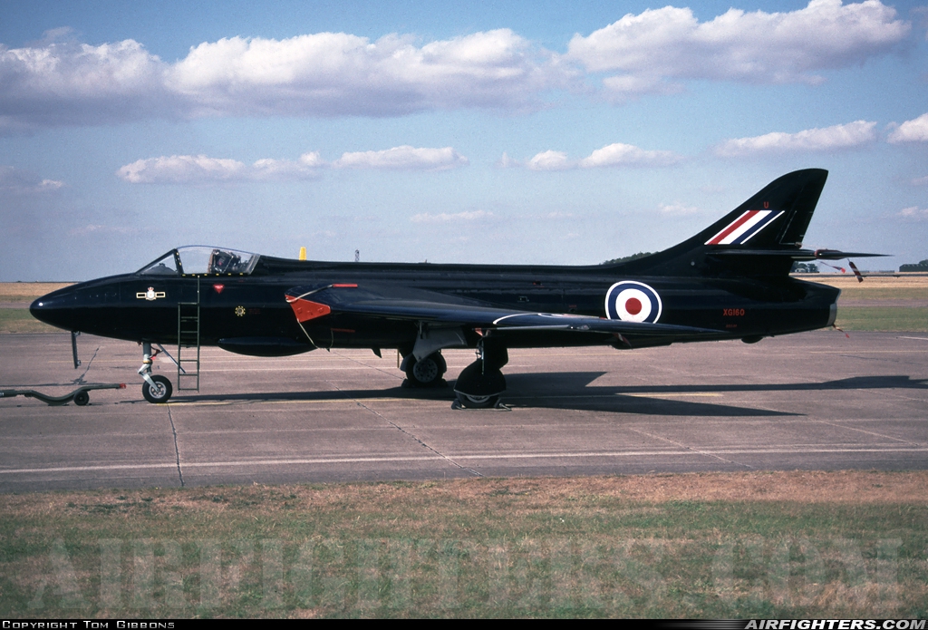 UK - Air Force Hawker Hunter F6A XG160 at Scampton (EGXP), UK