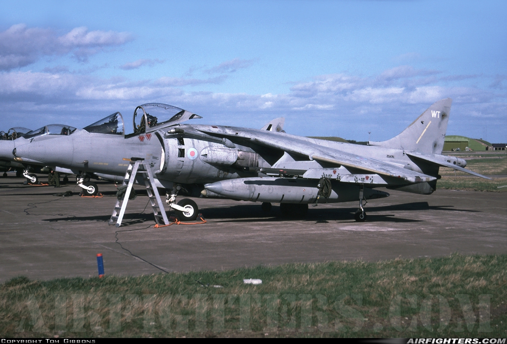 UK - Air Force British Aerospace Harrier GR.7 ZG476 at Kinloss (FSS / EGQK), UK