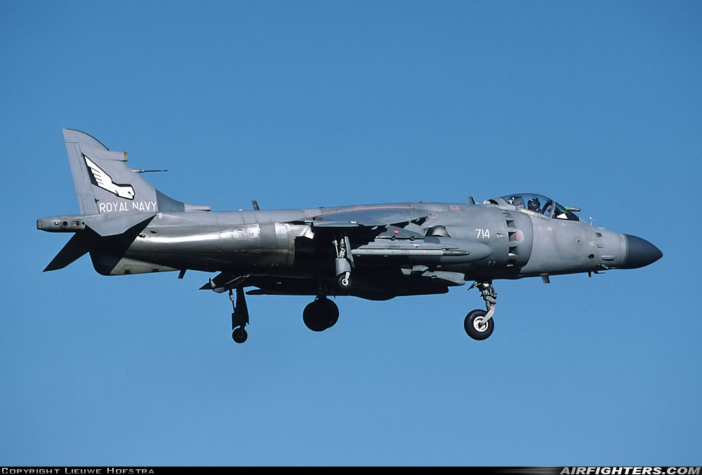 UK - Navy British Aerospace Sea Harrier FA.2 ZE693 at Leeuwarden (LWR / EHLW), Netherlands