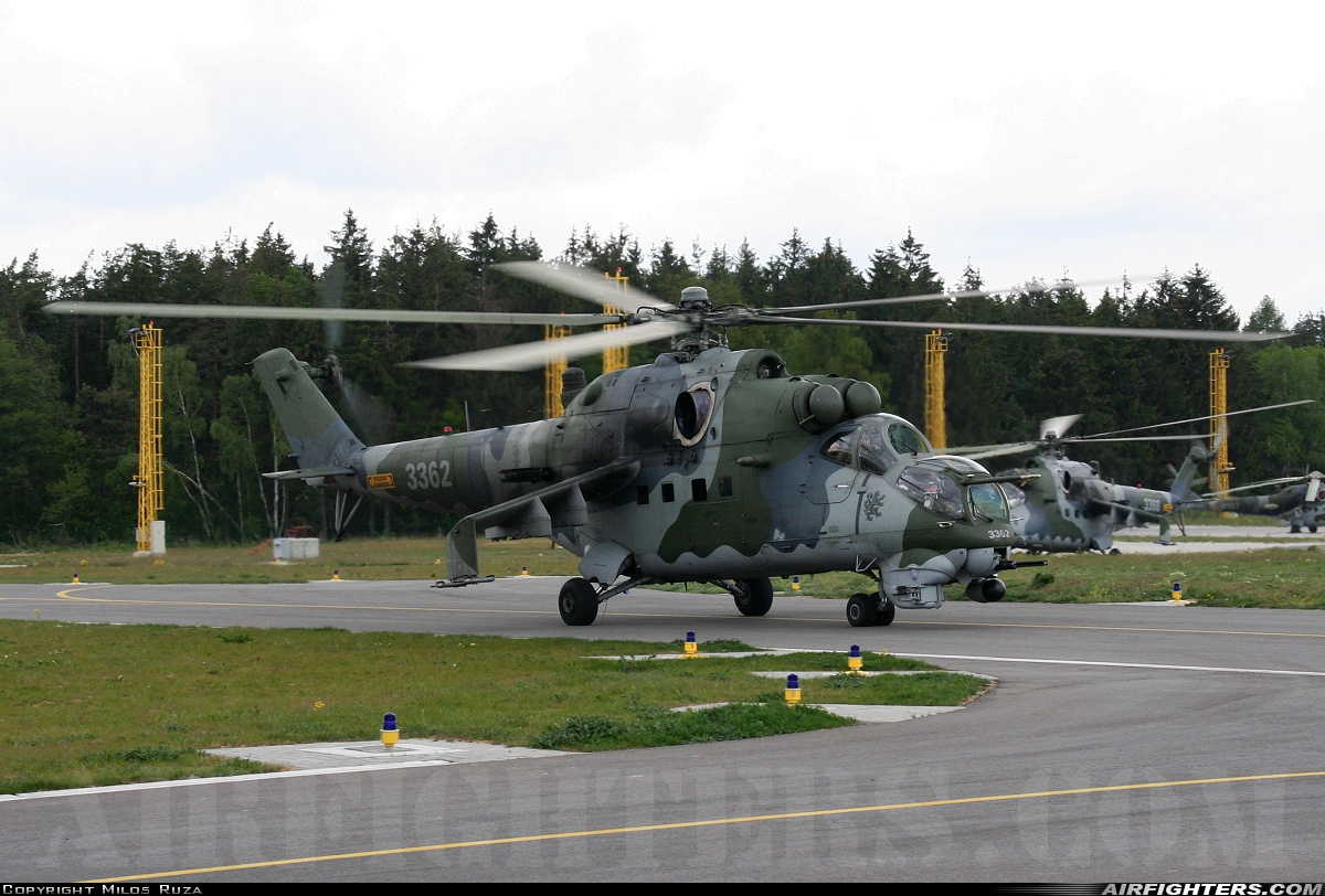 Czech Republic - Air Force Mil Mi-35 (Mi-24V) 3362 at Namest nad Oslavou (LKNA), Czech Republic