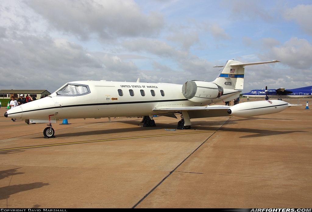 USA - Air Force Learjet C-21 (35) 84-0109 at Fairford (FFD / EGVA), UK