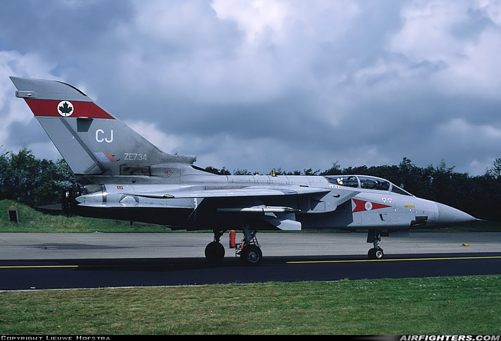 UK - Air Force Panavia Tornado F3 ZE734 at Leeuwarden (LWR / EHLW), Netherlands