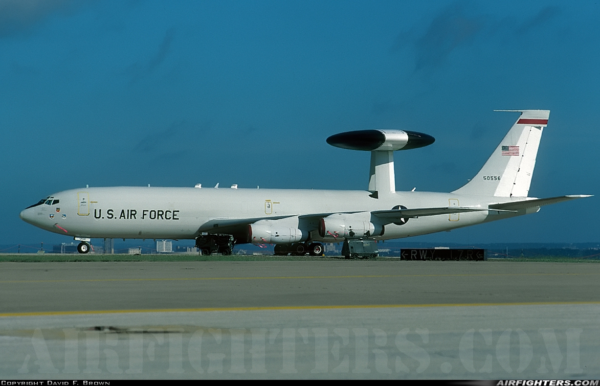 USA - Air Force Boeing E-3B Sentry (707-300) 75-0556 at Austin - Bergstrom Int. (AFB) (AUS / KBSM), USA