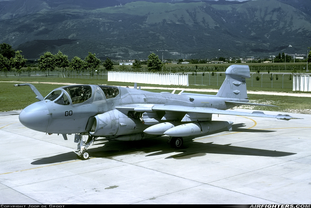 USA - Marines Grumman EA-6B Prowler (G-128) 161779 at Aviano (- Pagliano e Gori) (AVB / LIPA), Italy
