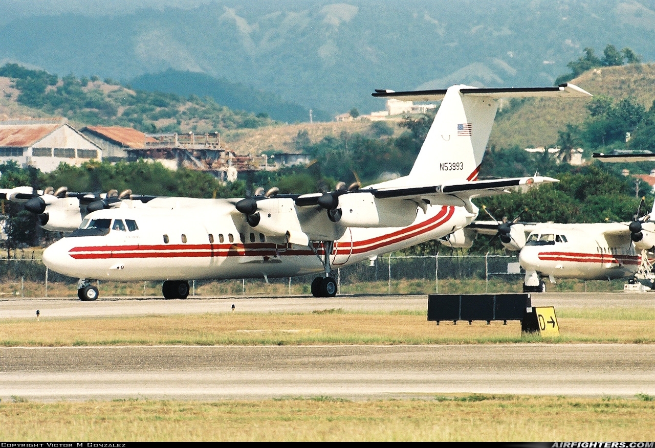USA - Army De Havilland Canada RC-7B Dash 7 (DHC-7) N53993 at Ponce - Mercedita Airport (PSE / TJPS), Puerto Rico