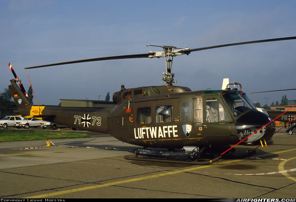 Germany - Air Force Bell UH-1D Iroquois (205) 71+73 at Ahlhorn (ETNA), Germany
