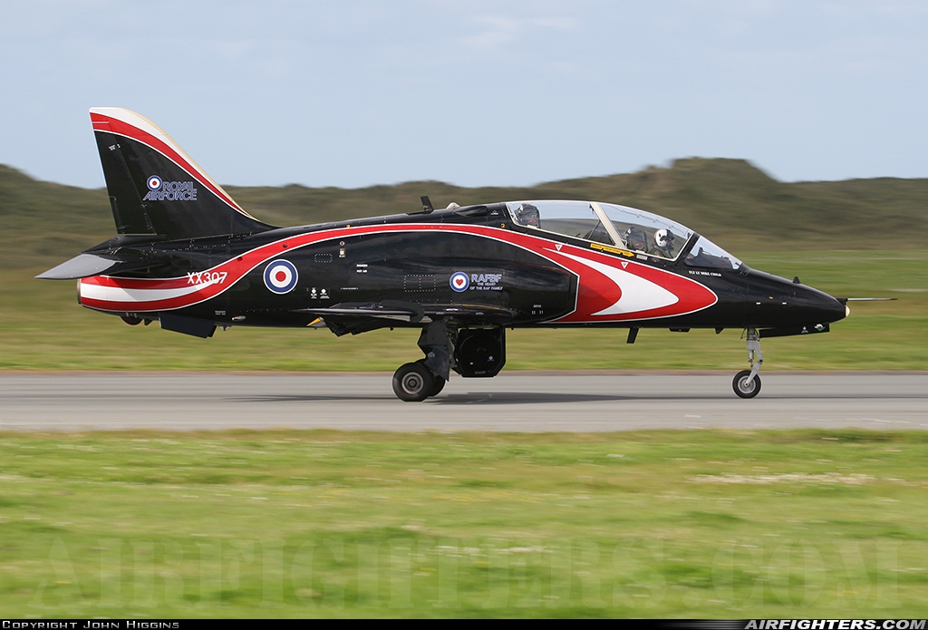UK - Air Force British Aerospace Hawk T.1A XX307 at Valley (EGOV), UK