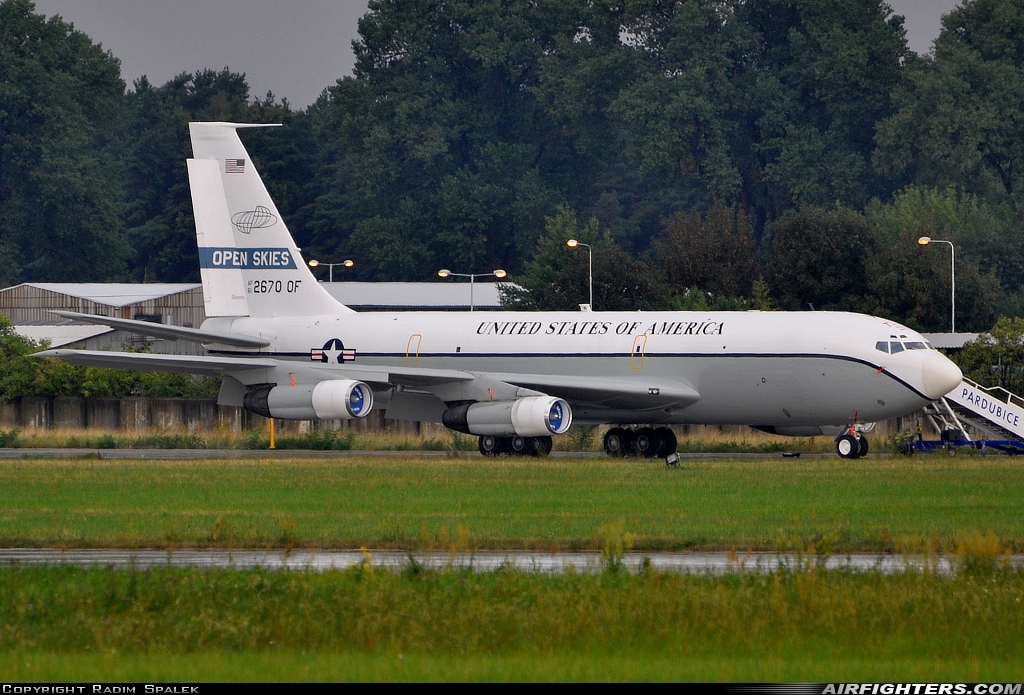 USA - Air Force Boeing OC-135B (717-158) 61-2670 at Pardubice (PED / LKPD), Czech Republic