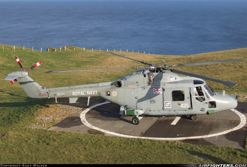 UK - Navy Westland WG-13 Lynx HAS3SGM XZ239 at Off-Airport - Garvie Island/Cape Wrath, UK