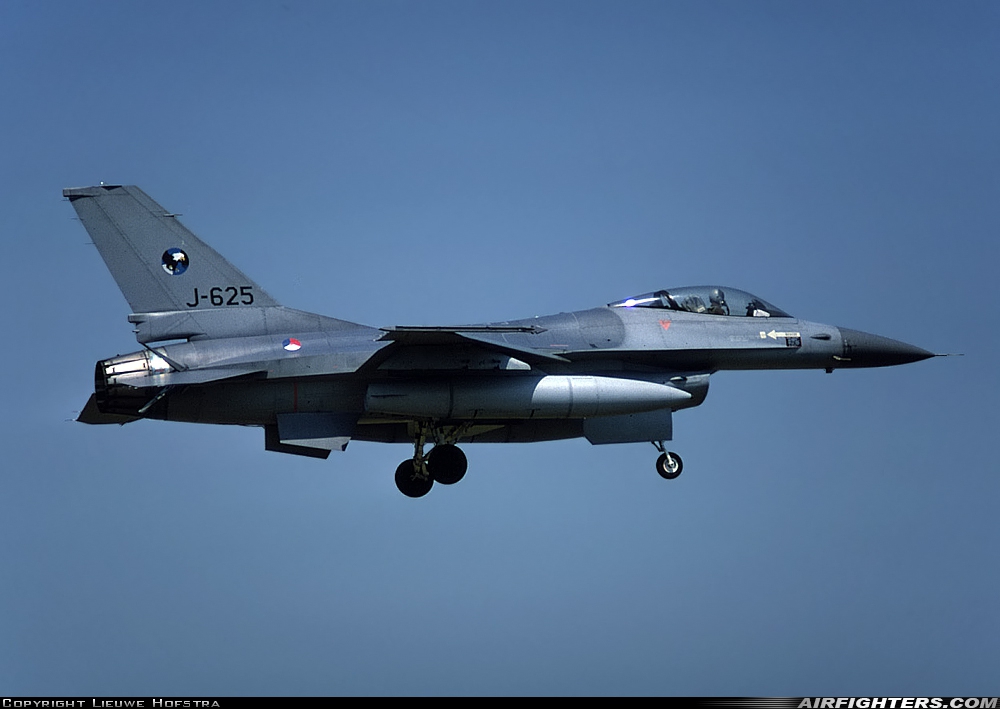 Netherlands - Air Force General Dynamics F-16A Fighting Falcon J-625 at Uden - Volkel (UDE / EHVK), Netherlands