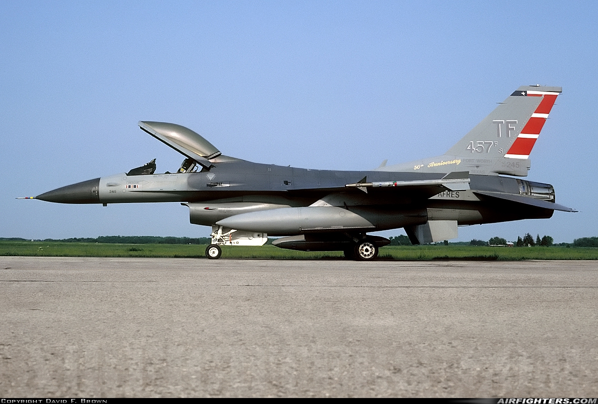 USA - Air Force General Dynamics F-16C Fighting Falcon 84-1245 at London (YXU / CYXU), Canada