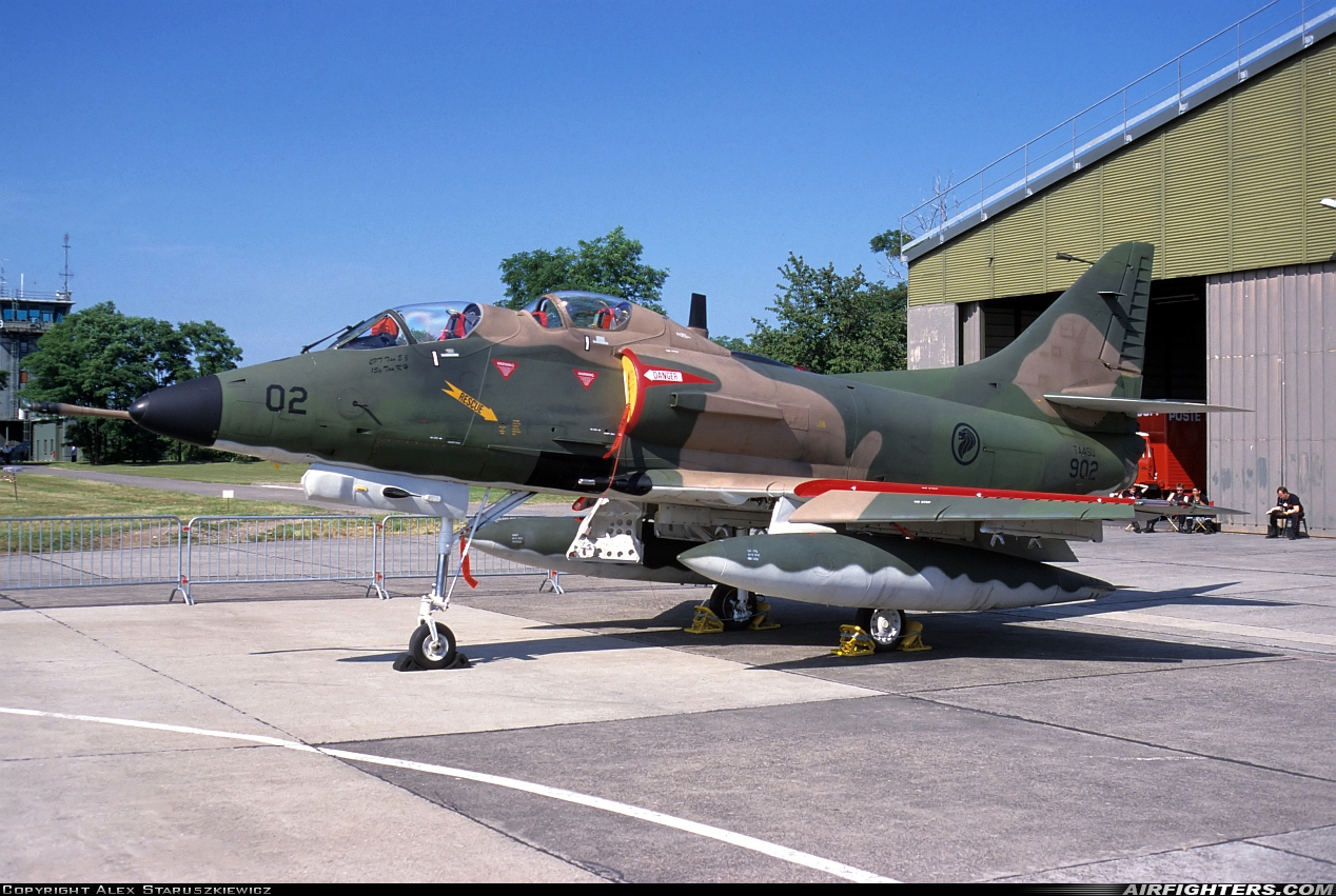 Singapore - Air Force Douglas TA-4SU Skyhawk 902 at Colmar - Meyenheim (LFSC), France