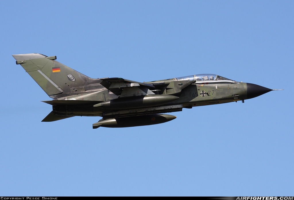 Germany - Air Force Panavia Tornado IDS(T) 45+77 at Buchel (ETSB), Germany