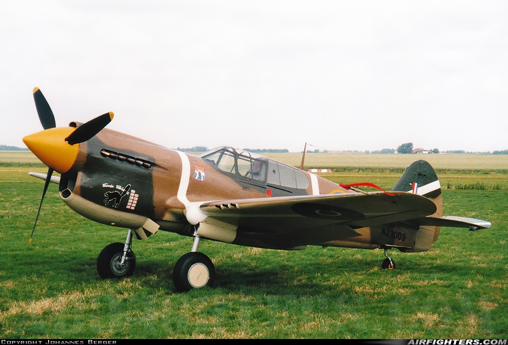 Private - Old Flying Machine Company Curtiss P-40E Warhawk ZK-RMH at Groningen - Oostwold (EHOW), Netherlands