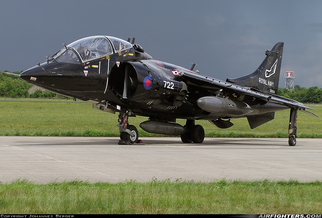 UK - Navy British Aerospace Harrier T.8 ZB604 at Uden - Volkel (UDE / EHVK), Netherlands