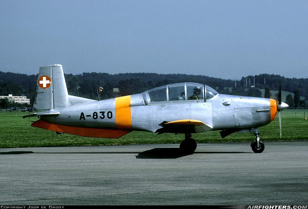 Switzerland - Air Force Pilatus P-3-05 A-830 at Dubendorf (LSMD), Switzerland