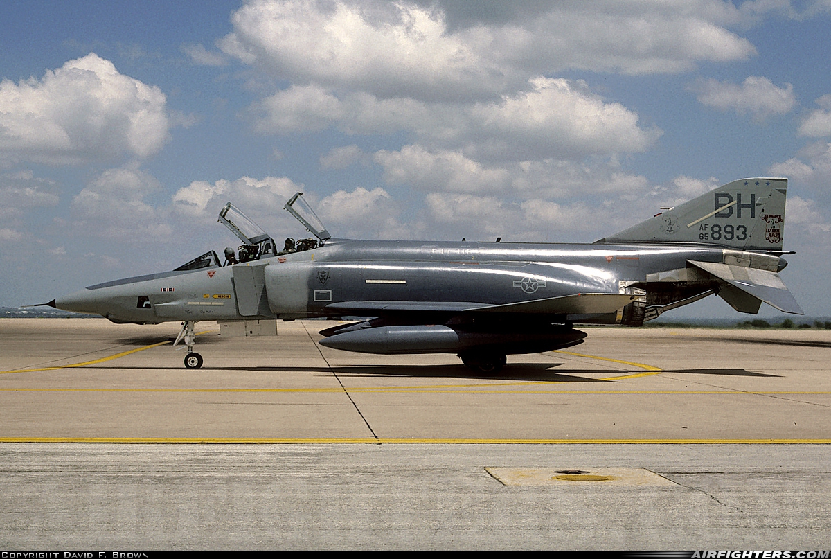 USA - Air Force McDonnell Douglas RF-4C Phantom II 65-0893 at Austin - Bergstrom Int. (AFB) (AUS / KBSM), USA