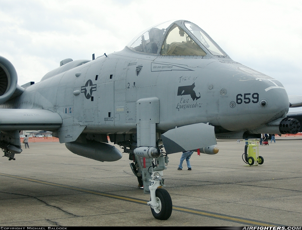 USA - Air Force Fairchild OA-10A Thunderbolt II 78-0659 at Jacksonville - Little Rock AFB (LRF / KLRF), USA