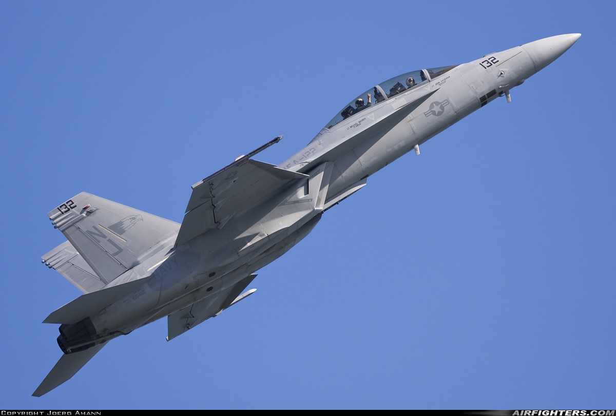 USA - Navy Boeing F/A-18F Super Hornet 166466 at Off-Airport - Jacksonville Beach, USA