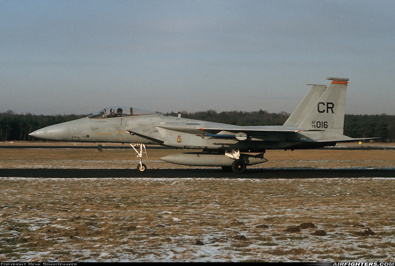 USA - Air Force McDonnell Douglas F-15C Eagle 79-0015 at Utrecht - Soesterberg (UTC / EHSB), Netherlands