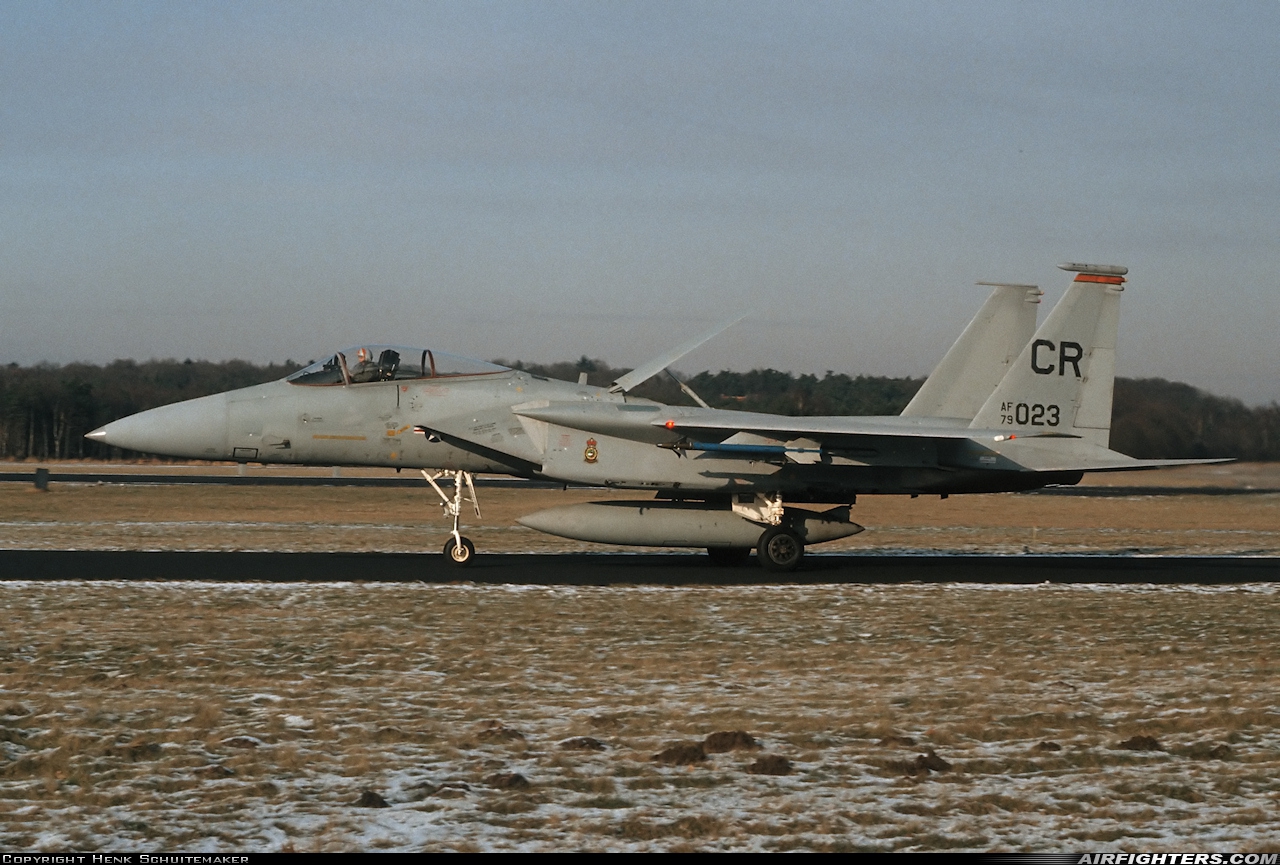 USA - Air Force McDonnell Douglas F-15C Eagle 79-0023 at Utrecht - Soesterberg (UTC / EHSB), Netherlands