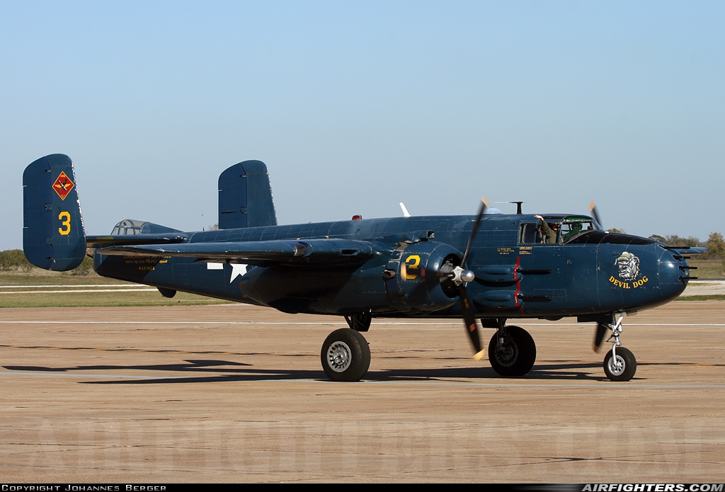 Private - Commemorative Air Force North American B-25J Mitchell N9643C at Waco Regional Airport (ACT / KACT), USA