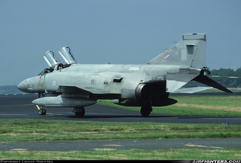 UK - Air Force McDonnell Douglas Phantom FGR2 (F-4M) XV424 at Utrecht - Soesterberg (UTC / EHSB), Netherlands