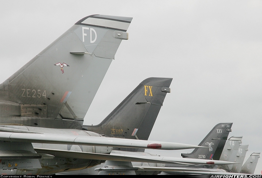 UK - Air Force Panavia Tornado F3 ZE254 at Waddington (WTN / EGXW), UK
