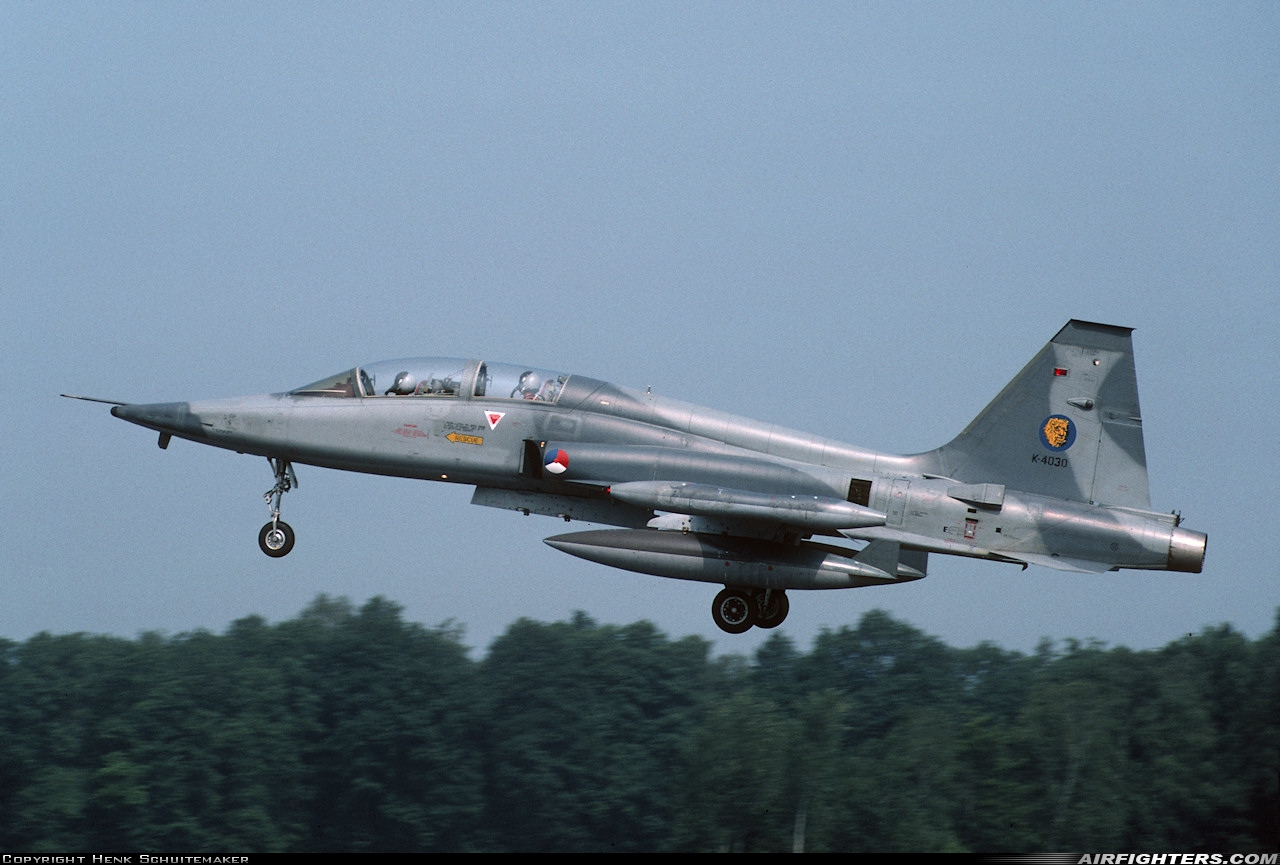 Netherlands - Air Force Canadair NF-5B (CL-226) K-4030 at Enschede - Twenthe (ENS / EHTW), Netherlands